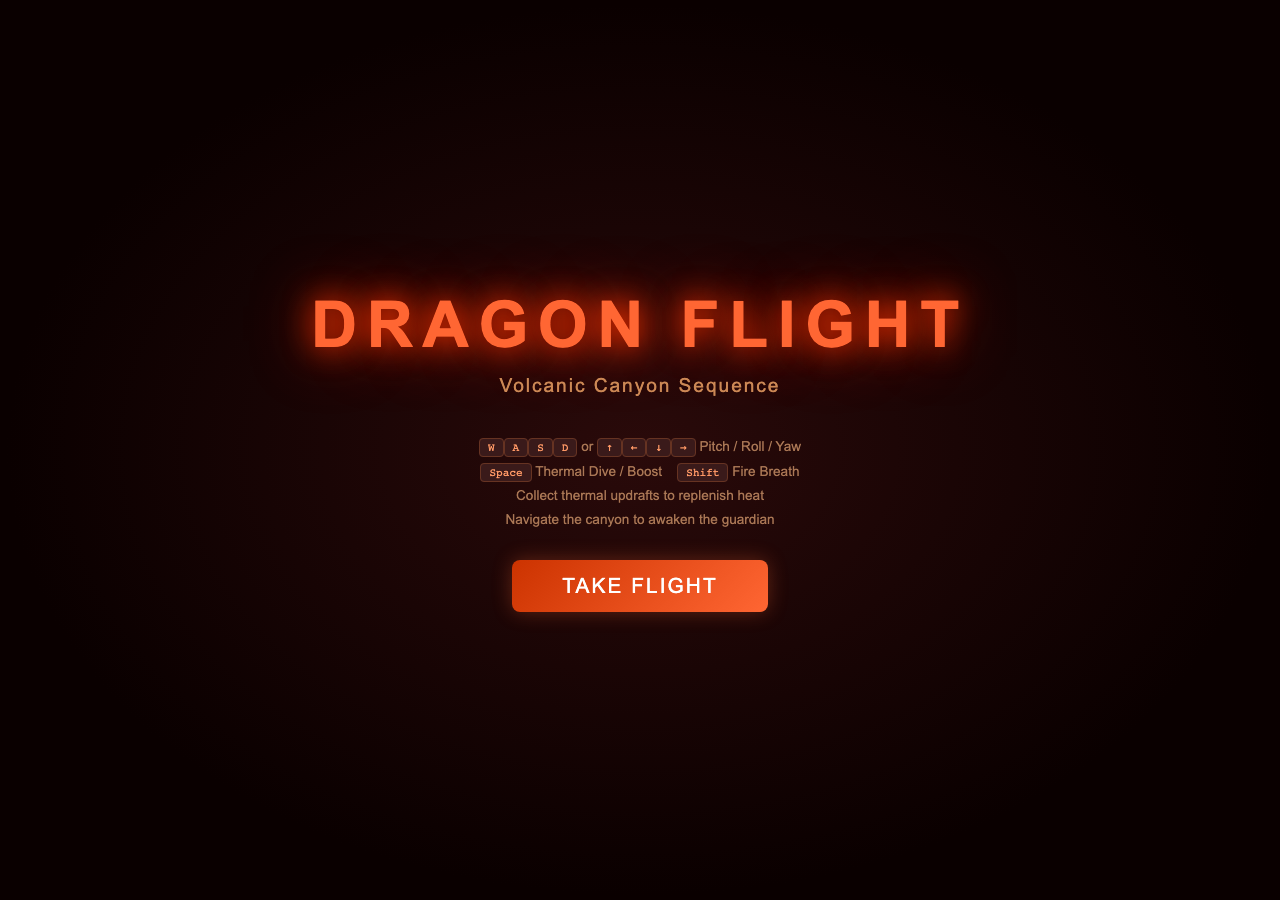 Dragon Flight - Volcanic Canyon