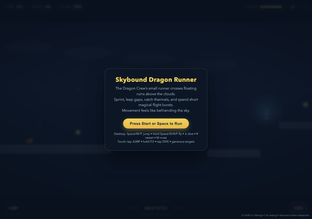 Skybound Dragon Runner • The Dragon Crew