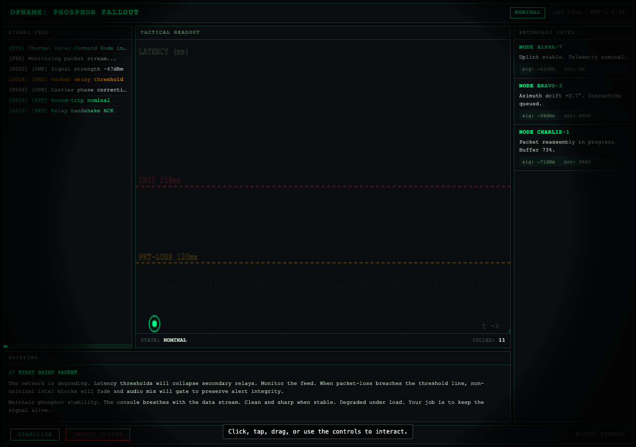 THERMAL DECAY — COMMAND NODE