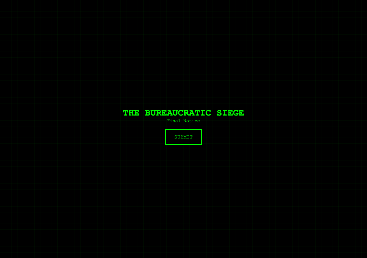 The Bureaucratic Siege